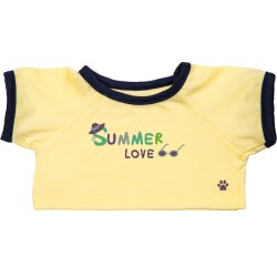 تیشرت عروسک SUMMER LOVE زرد